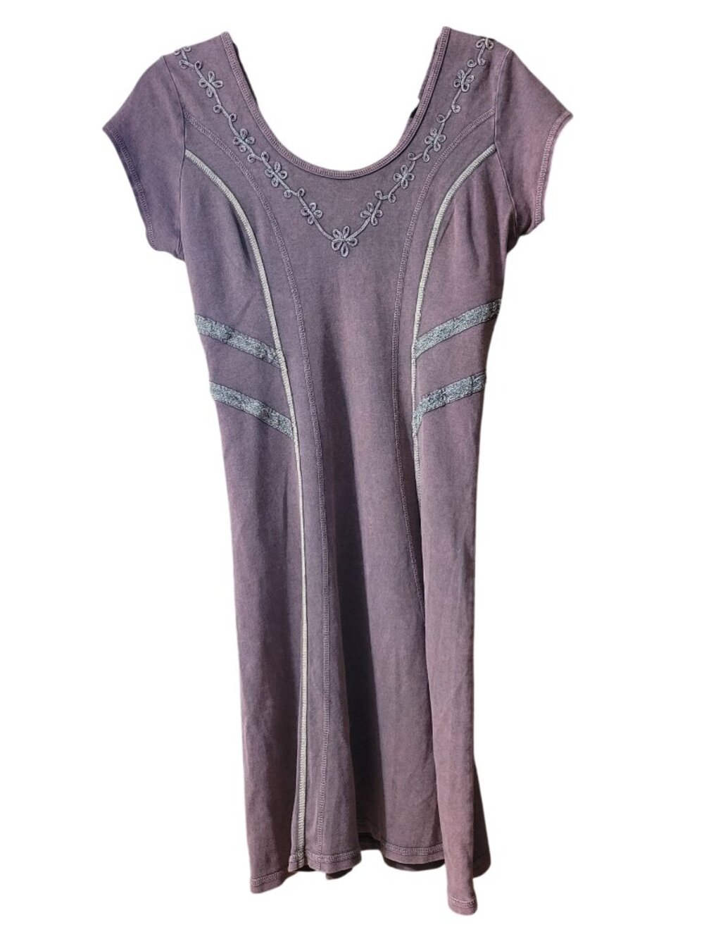 Inca Cottons Peruvian Pima Cotton Embroidered Dress - Size M